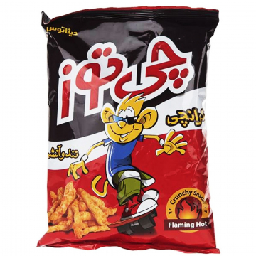 اسنک کرانچی تند و آتشین چی توز 90 گرمی